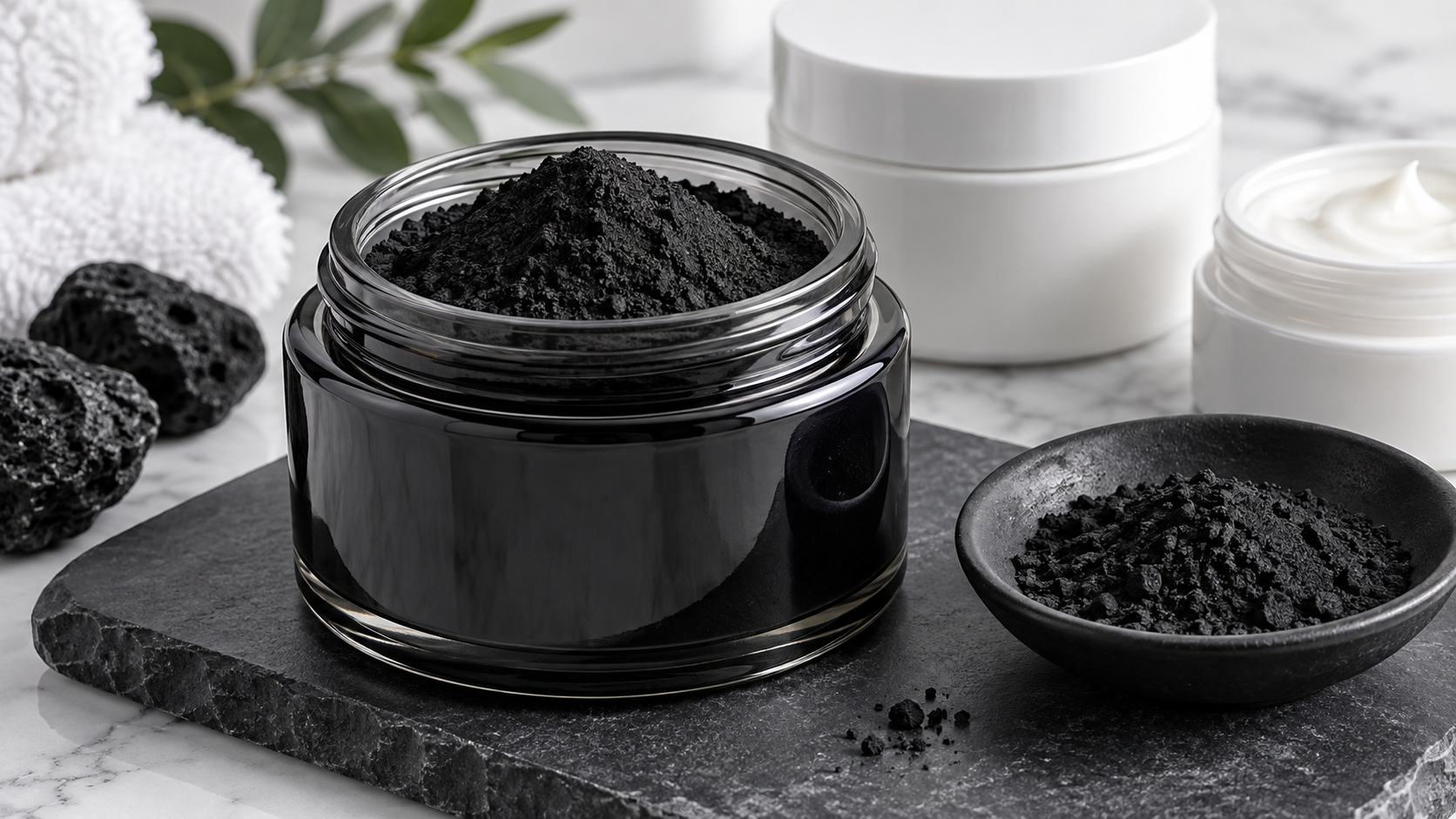 Cosmetic Application activated carbon application