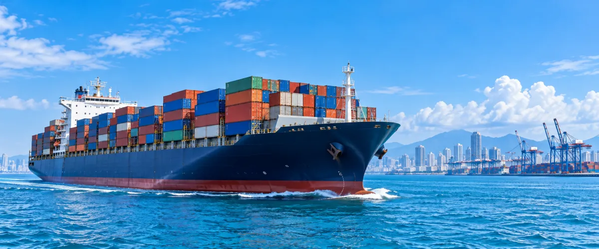 Container vessel representing CocoCARB Philippine and export supply